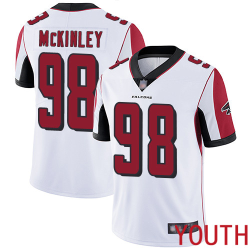 Atlanta Falcons Limited White Youth Takkarist McKinley Road Jersey NFL Football #98 Vapor Untouchable